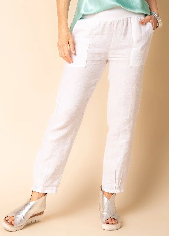 Rianne Linen Pants in White